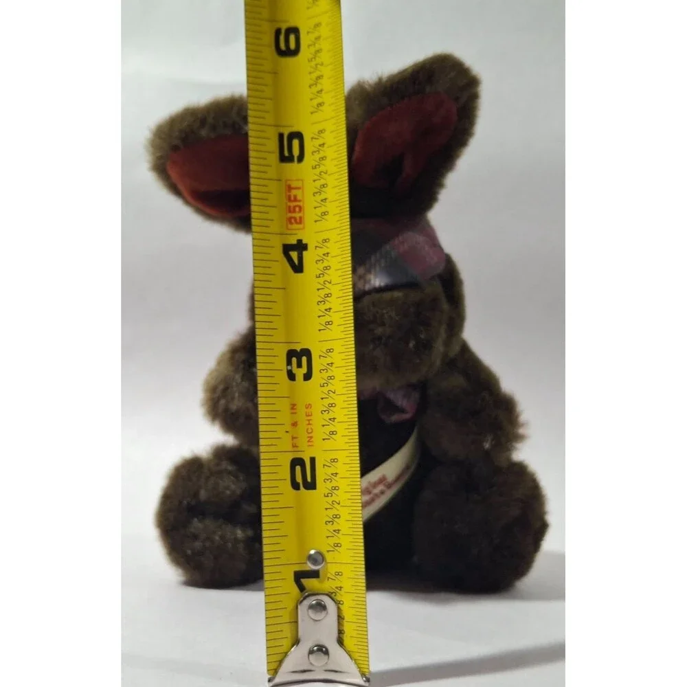 Tb Trading Co The Original Cocolate Bunny w Bow Tie Visor Sitting 7.5 inches
